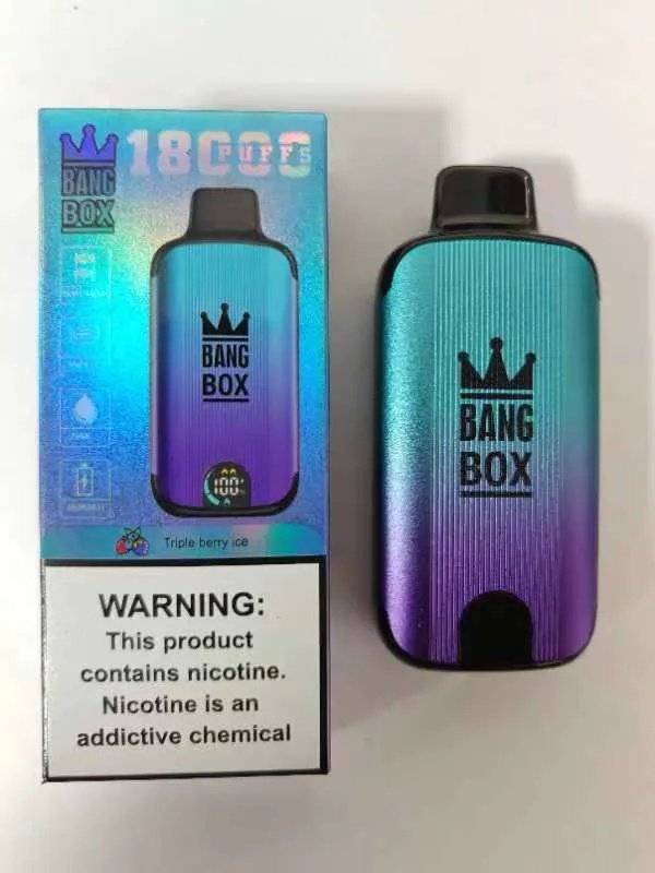 Bang Box 18000 puffs 0% 2% 3% 5% Nicotine LED display Disposable E Cigarettes