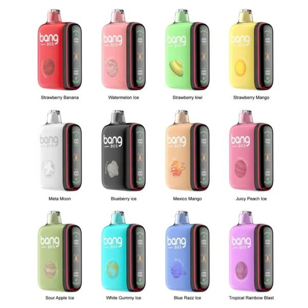 Bang Box 18000 puffs 0% 2% 3% 5% Nicotine LED display Disposable E Cigarettes