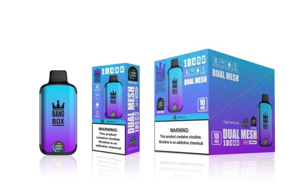 Bang Box 18000 puffs 0% 2% 3% 5% Nicotine LED display Disposable E Cigarettes