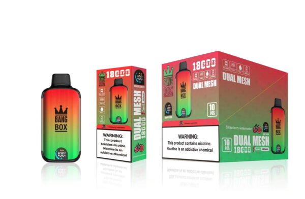 Bang Box 18000 puffs 0% 2% 3% 5% Nicotine LED display Disposable E Cigarettes