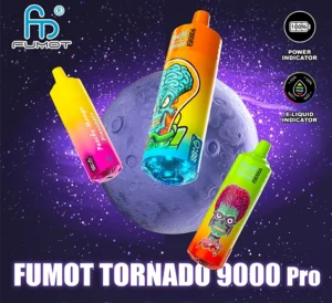 RandM Tornado 9000 PRO Puffs 2% 5% Nicotine LED display Disposable E Cigarettes