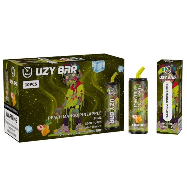 UZY BAR 8000 puffs 0% 2% 3% 5% Nicotine Disposable Electronic Cigarette