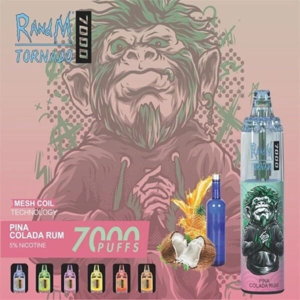 RandM Tornado 7000 Puffs Disposable Vape Kit 1000mAh